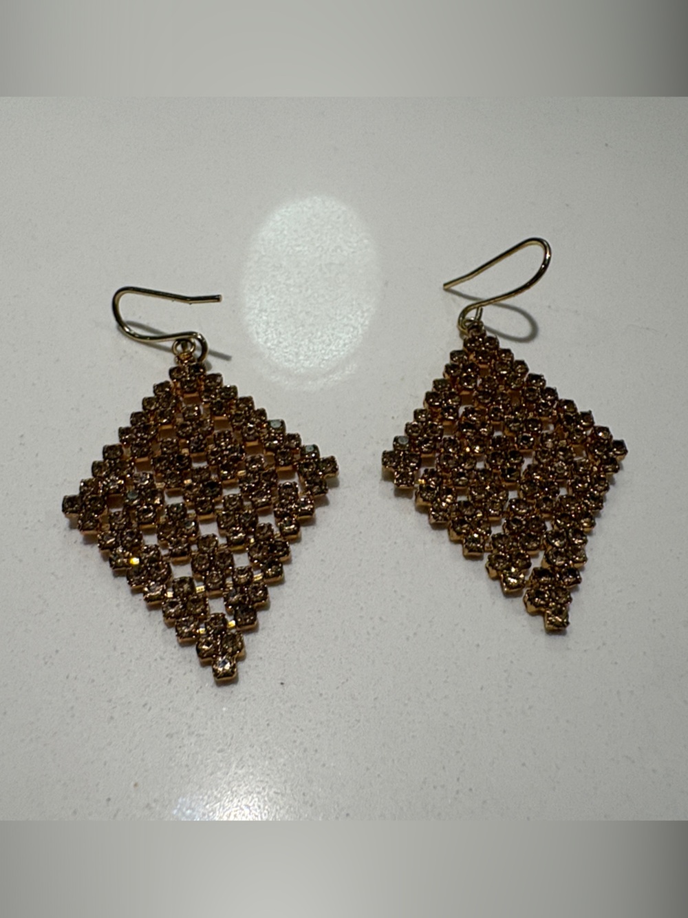 Golden Dangle Earrings
